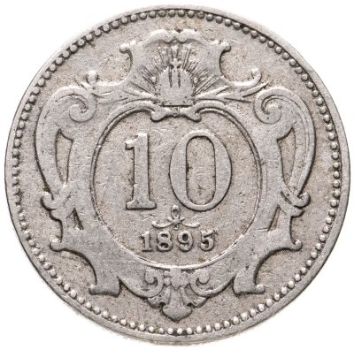 купить Австрия 10 геллеров (heller) 1895