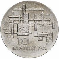 Купить Финляндия 10 марок 1967 "50-летие независимости"