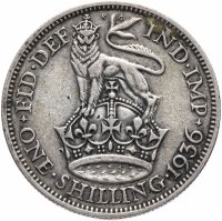 Купить Великобритания 1 шиллинг (shilling) 1936