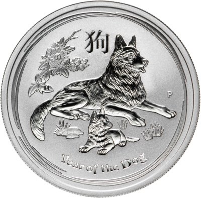 купить Австралия 50 центов 2018 « Восточный календарь 2.Год-собаки»