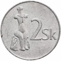 купить Словакия 2 кроны (koruny) 1993-2008, случайная дата