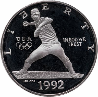 купить США 1 доллар (dollar) 1992 S "Бейсбол"