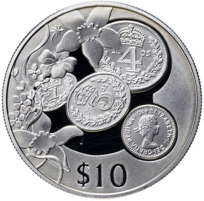 купить Восточные Карибы 10 долларов 2003 Монеты до введения десятичной системы