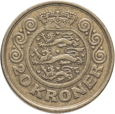 купить Дания 20 крон (kroner) 1990 (тип портрета 1)