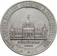 купить Медаль настольная "Protector Ludwig II. Konig Von Bayern", Германия, 1882 г.