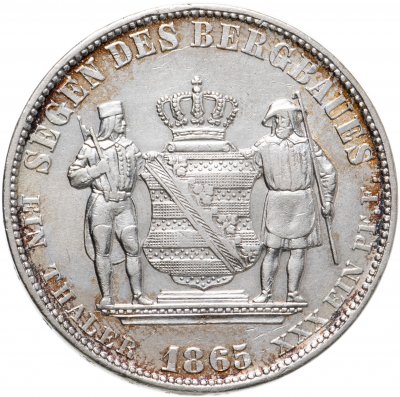 купить Германия Саксония 1 талер 1865
