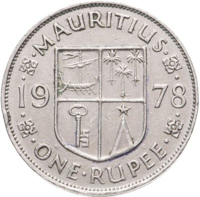 купить Маврикий 1 рупия (rupee) 1978 Елизавета II