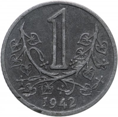 купить Богемия и Моравия 1 крона 1942