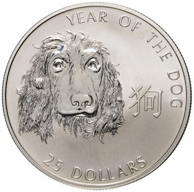 купить Соломоновы Острова 25 долларов (dollars) 2006 Китайский гороскоп - год собаки