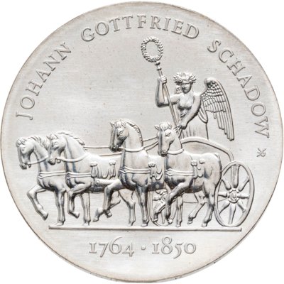 купить Германия ГДР 10 марок 1989 "225 лет со дня рождения Иоган Готфрид Шадов"