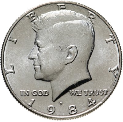купить США 50 центов (half dollar) 1984 P "Kennedy Half Dollar" (наборная)