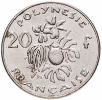 купить Французская Полинезия 20 франков (francs) 1972-2005, случайная дата