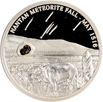 купить Палау 5 долларов 2006 "Метеорит Нантан"