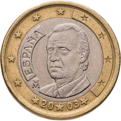 купить Испания 1 евро (euro) 2003
