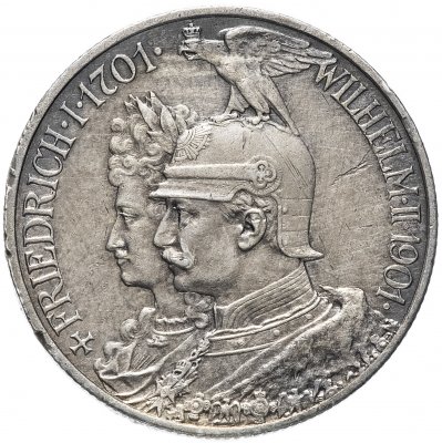 купить Германская Империя (Пруссия) 2 марки (mark) 1901 "200 лет Пруссии"