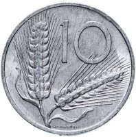 Купить Италия 10 лир 1951-2001