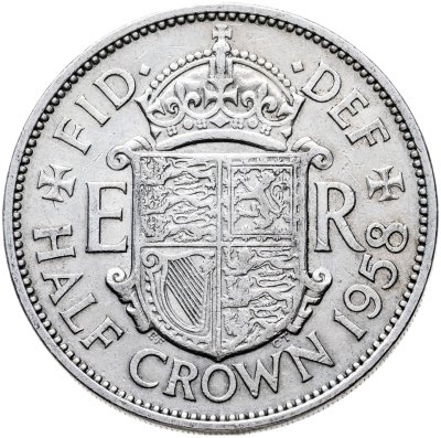 купить Великобритания 1/2 кроны (crown) 1958