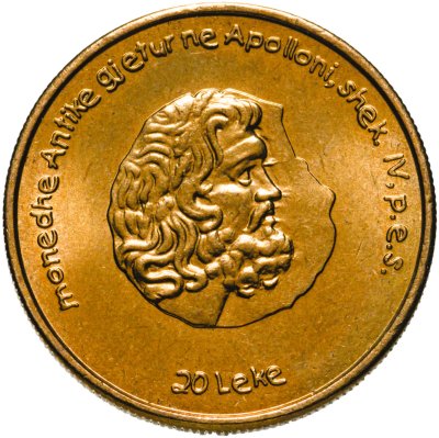 купить Албания 20 леков (leke) 2002 "Древнее искусство - Аполлон"