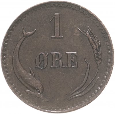 купить Дания 1 эре (ore) 1875