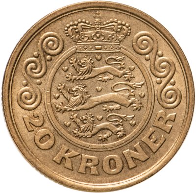 купить Дания 20 крон 1990