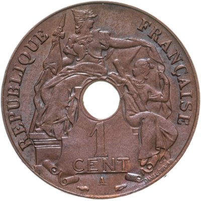 купить Французский Индокитай 1 сантим (centime) 1938