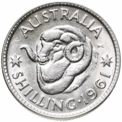 купить Австралия 1 шиллинг (shilling) 1961