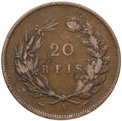 купить Португалия 20 рейс (reis) 1891