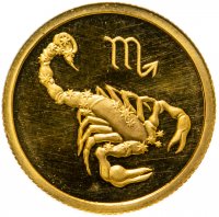 купить 25 рублей 2002 ММД "Знаки Зодиака - Скорпион"