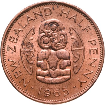 купить Новая Зеландия 1/2 пенни (penny) 1965