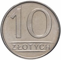 Купить Польша 10 злотых (zlotych) 1985