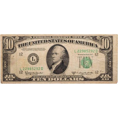 купить США 10 долларов 1950D год (Pick 439d) L-Сан Франциско