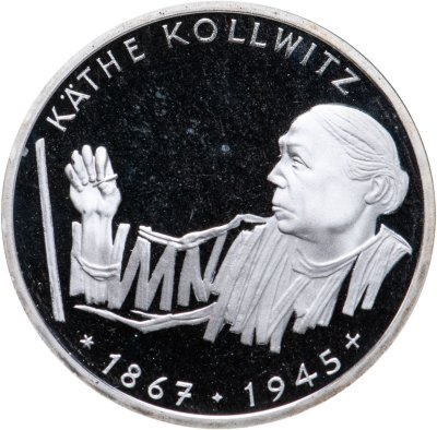купить Германия 10 марок 1992 "125 лет со дня рождения Кете Кольвиц"