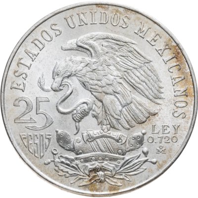 купить Мексика 25 песо (pesos) 1968 Летние Олимпийские игры 1968, Мехико