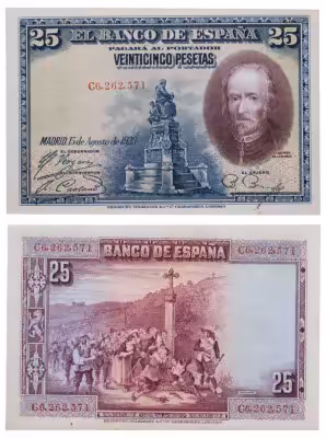 купить Испания 25 песет 1928 (Pick 74.b)