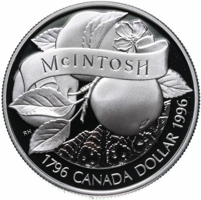 купить Канада 1 доллар (dollar) 1996 "Яблоки Мекинтош"