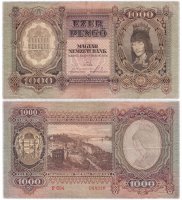 купить Венгрия 1000 пенге 1943 (Pick 116)