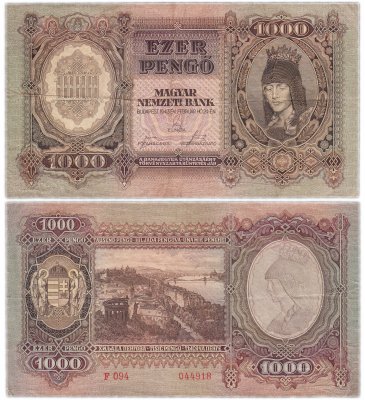 купить Венгрия 1000 пенге 1943 (Pick 116)