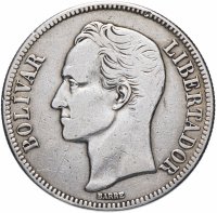 купить Венесуэла 5 боливаров (bolivares) 1936