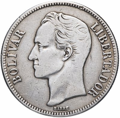купить Венесуэла 5 боливаров (bolivares) 1936