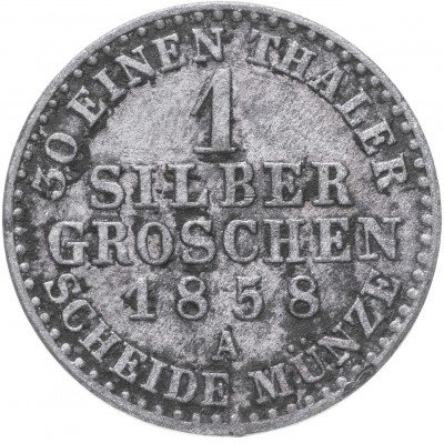 купить Пруссия 1 грош 1858 А