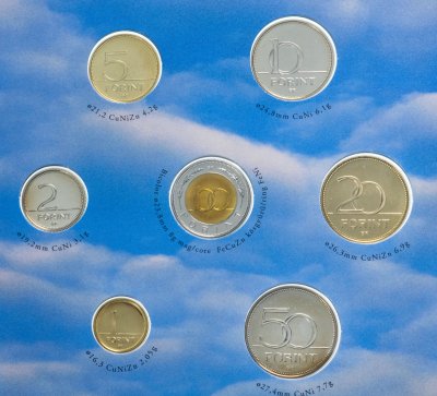 купить Венгрия 2006 официальный набор из 7 монет в буклете