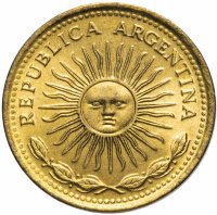 Купить Аргентина 5 песо (pesos) 1977