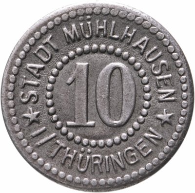 купить Германия (Мюльхаузен) нотгельд 10 пфеннигов 1917