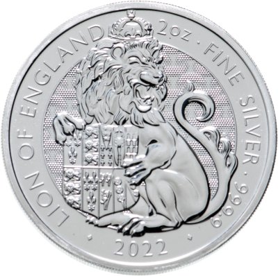 купить Великобритания 5 фунтов (pounds) 2022 Звери Тюдоров - Лев Англии