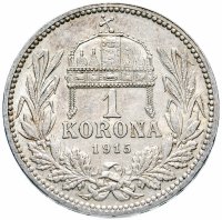 Купить Австро-Венгрия 1 крона 1915 год монета для Венгрии