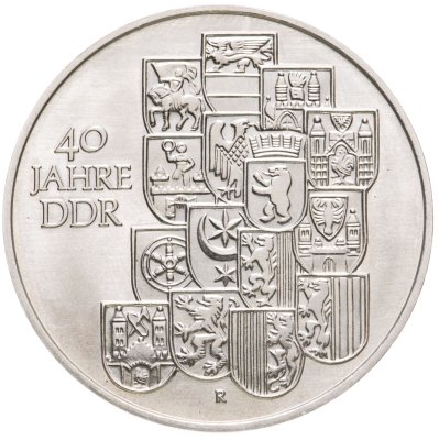 купить Германия (ГДР) 10 марок 1989 "40 лет образования ГДР"