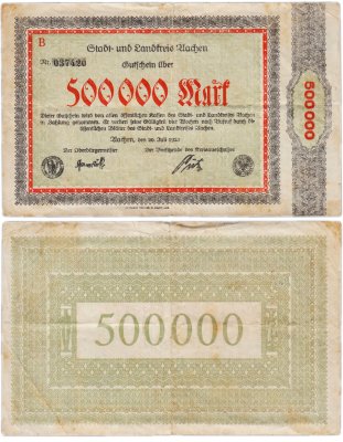 купить Германия 500000 марок 1923