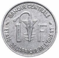Купить Западная Африка (BCEAO) 1 франк (franc) 1963
