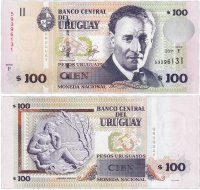 Купить Уругвай 100 песо 2011 (Pick 88b)