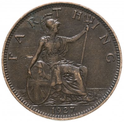 купить Великобритания 1 фартинг (farthing) 1927